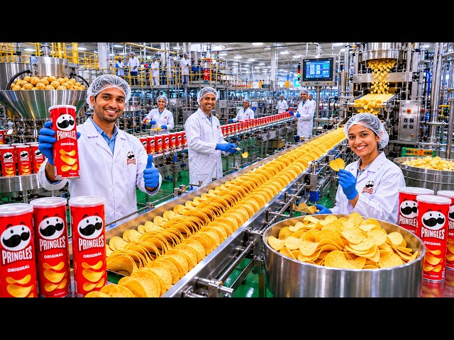 How Pringles Are Made in the Factory!