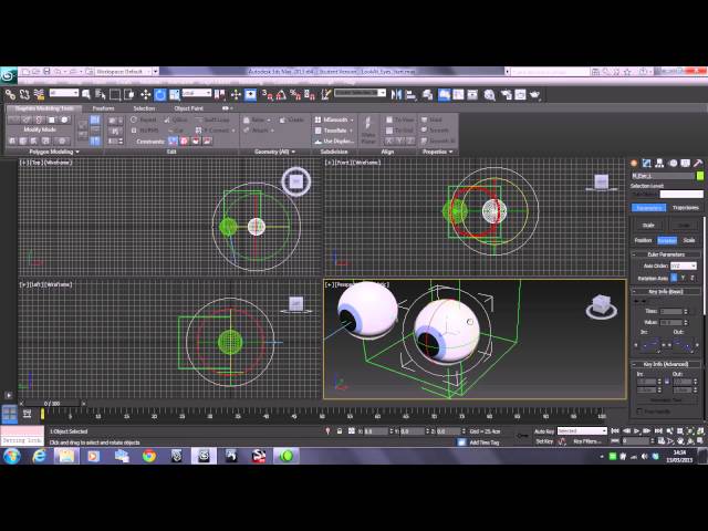 LookAt Constraints in 3Ds Max