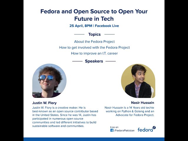 Fedora and Open Source to Open Your Future in Tech