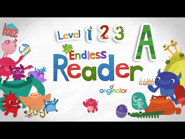 Endless Reader Letter A - Sight Words: ALL, AM, AN, AND, ANY, ARE, AS, AWAY, ... | Originator Games
