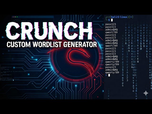 Crunch Masterclass: Generate You OWN Wordlists