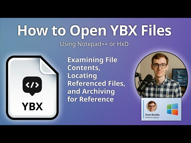 How to Open YBX Files (Yahoo Briefcase Index)