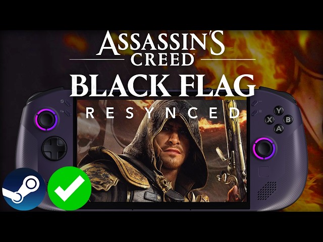 ASSASSIN'S CREED BLACK FLAG RESYNCED Legion GO S Ryzen Z1E SteamOS Performance: Is it Playable?