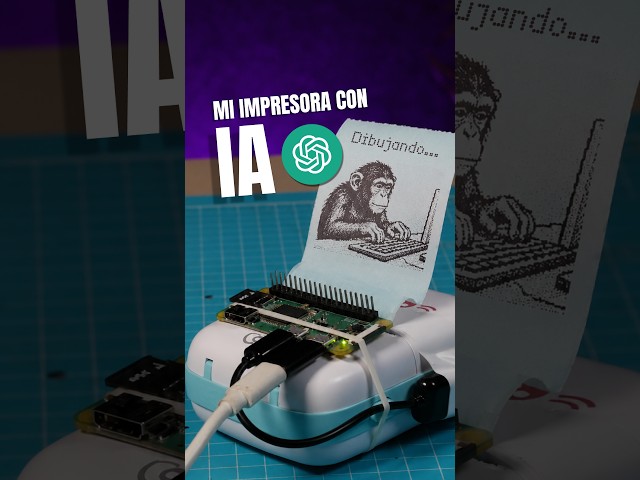 I added AI to a mini thermal printer #temu #temufinds #tech #technology