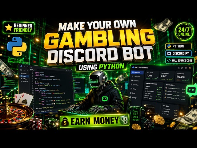 🔥 Build Your Own Discord Casino Bot with Python | Full Source Code
