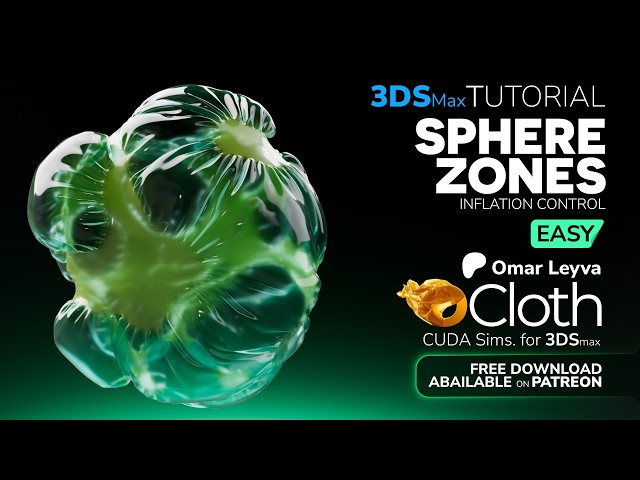 OCloth Tutorial Sphere Zones Part 1 (Available in Patreon)