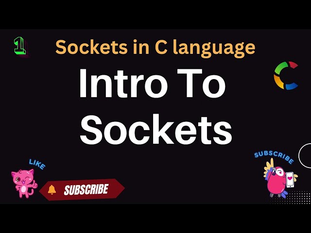 #1 Introduction to Sockets in C | complete socket programming tutorial c