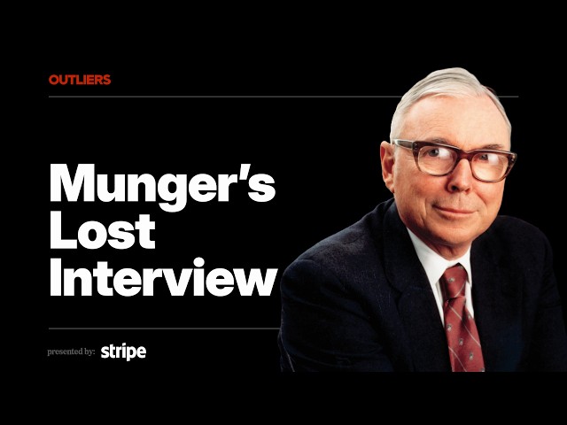 Charlie Munger's Operating System for Life
