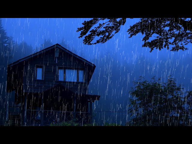 Som de Chuva para Dormir Profundamente - Barulho de Chuva Forte, Tempestade, Trovão #54 Rain Sounds