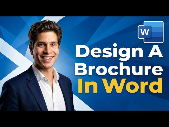 How To Design A Brochure In Word | Microsoft Word Tutorials [2026 Guide]