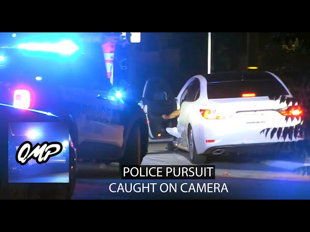 Stringers Live 🔴 Police Pursuit Caught on Camera - @QmpNews