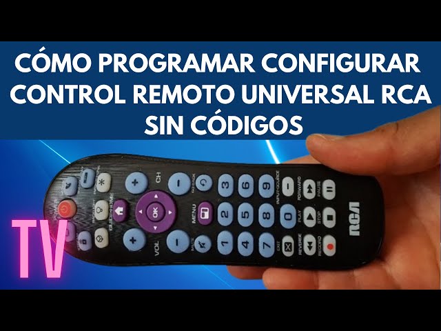 Cómo programar un control remoto universal RCA sin código