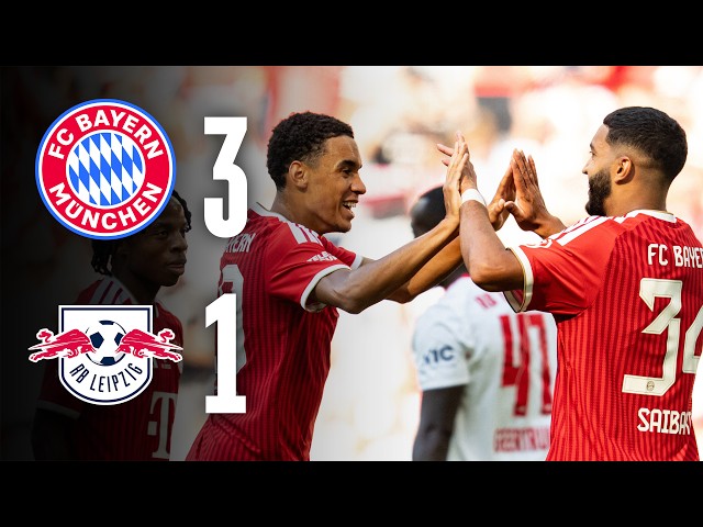 Saibari’s Debut and Brown's First Goal | FC Bayern vs RB Leipzig | Telekom Cup Highlights