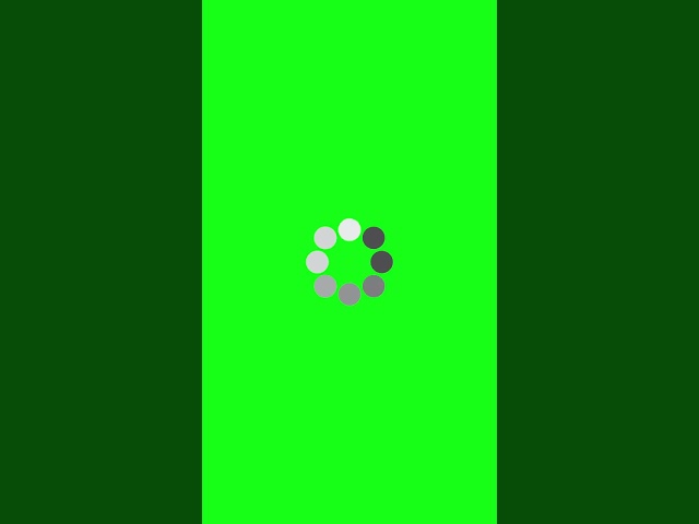 Youtube Loading Circle | Buffering Circle | Green Screen Effect 4K