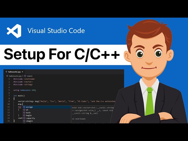 How to Setup VSCode for C & C++ | Step By Step Guide