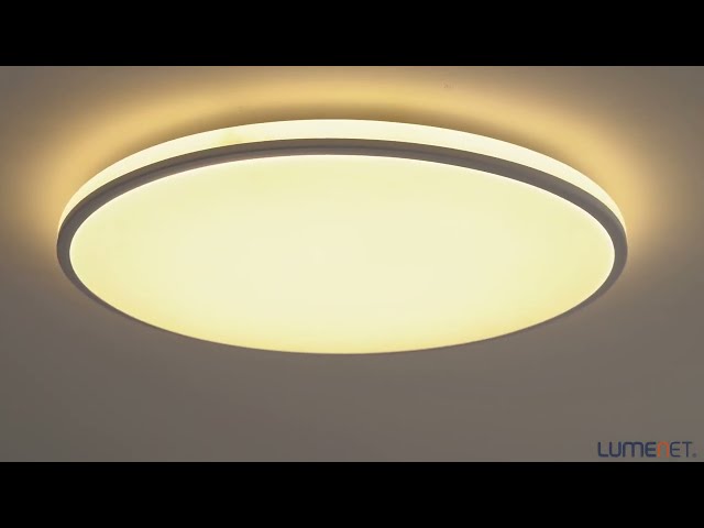 Philips LED ceiling light with switch, warm white, 22 W, white (Ozziet)