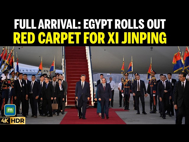 XI JINPING LANDS IN CAIRO: China’s President Makes Historic 2026 Egypt State Visit |  N18G