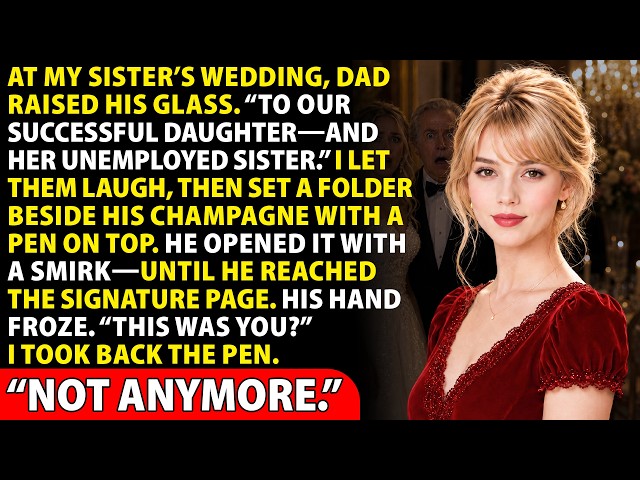 At My Sister’s Wedding, Dad Called Me “The Unemployed One”—5 Minutes Later, His $80M Deal Was Dead