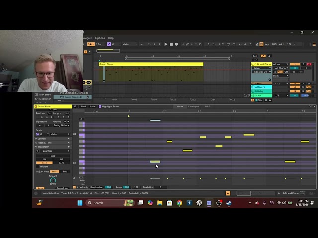 Midi editing and creating in ableton 12 tutorial (for my Dad)