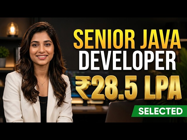 Senior Java Developer Interview | Modern Java 17, Spring Boot, Microservices, Concurrency | 28.5 LPA