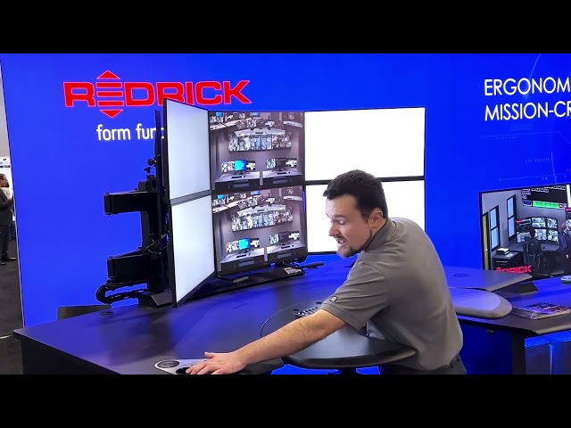 Ergonomic Security Console Features Explained – ISC West 2026 | RedRick Technology