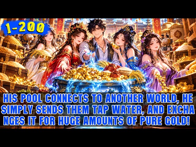Man's Water Jar Connects to Another World, He Trades Food for Gold, and a Princess Falls for Him!