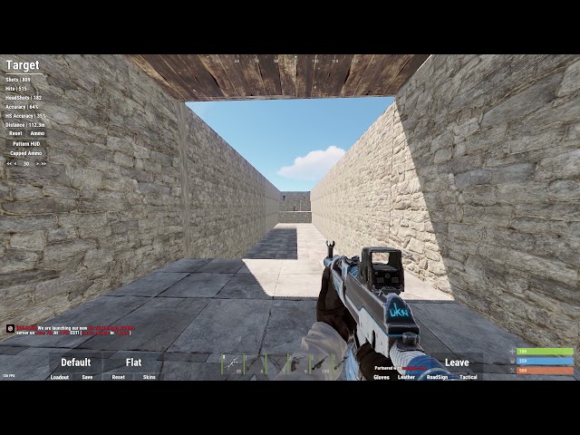 How I warm up with the AK in rust