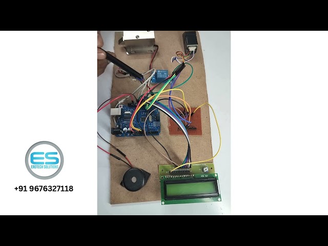 Project #Fingerprint Based Smart locking System||Erotech solutions|| HYDERABAD.