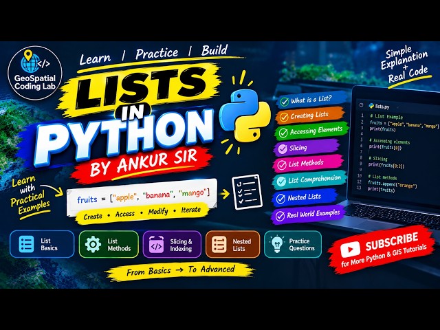 LIST IN PYTHON BY ANKUR SIR