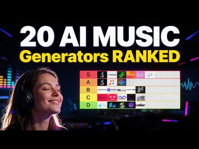 Best AI MUSIC Generator 2026: Suno vs Udio TIER List (20 Tools Tested)