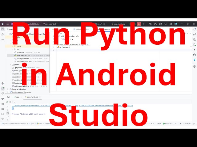 How to run Python in Android Studio and fix "No Python interpreter configured for the module" error?