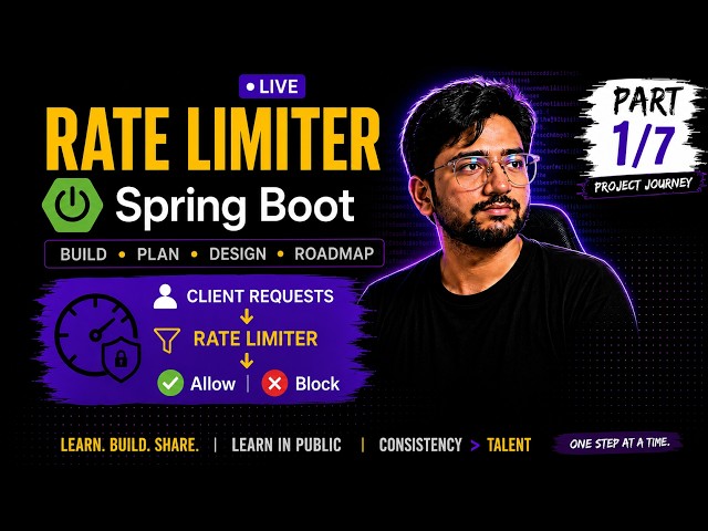 Day 1: Building a Rate Limiter with Spring Boot | System Design & Project Planning