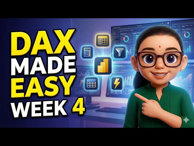 DAX Fundamentals to Advanced (CALCULATE, Context, SUMX) | Power BI Week 4 | PM DATA LAB