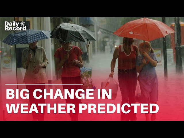 Met Office forecasts thunderstorms and heavy rain in 'big change' for temperatures