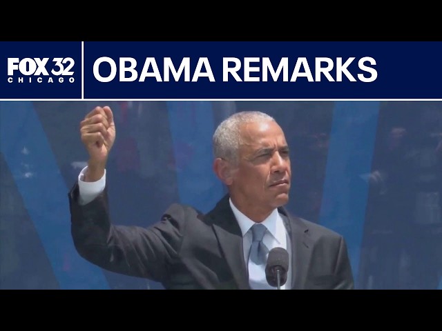 FULL SPEECH: Barack Obama christens new presidential center with stirring speech