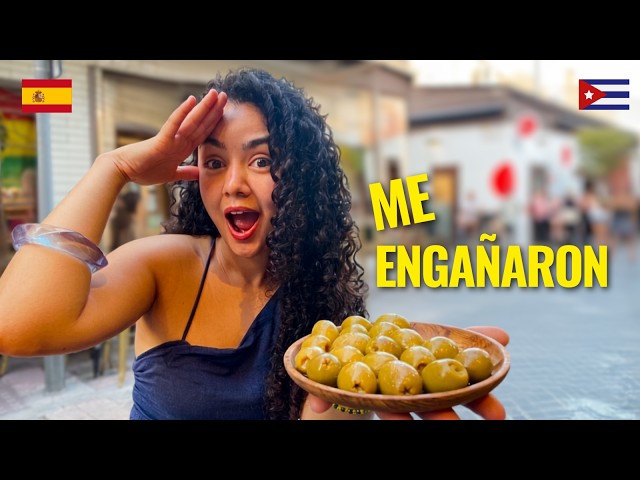 Soy CUBANA y pruebo TAPAS en España por PRIMERA VEZ... 🫒😳
