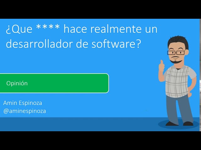 What the **** does a software developer do?