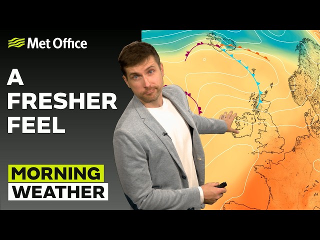 29/05/2026 - Feeling cooler - Morning Weather Forecast UK – Met Office Weather