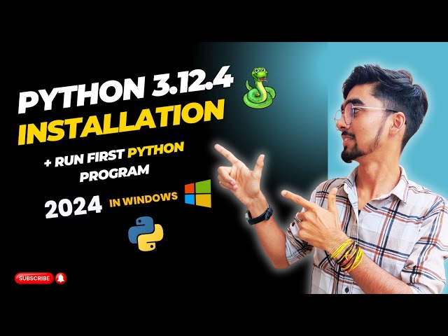 How To Install & Download Python 3.12.4 on Windows 11 [ 2024 Updated ] Complete Guide🚀