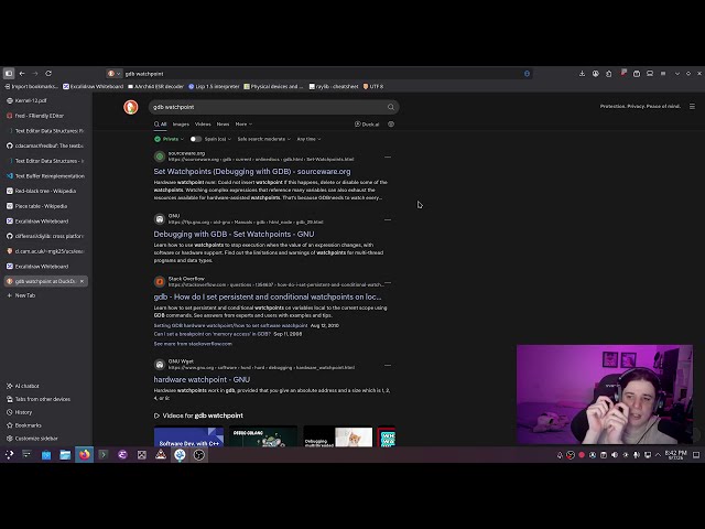 operating system development - self hosted debugging