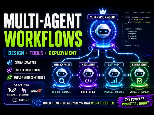 Multi-Agent Workflows Explained | Design, Tools & Deployment
