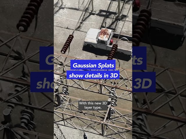Gaussian Splats Layer in ArcGIS Reality Captures Tiny Details in 3D #geospatial #innovation #mapping
