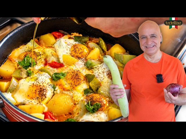How Italians Cook Zucchini with Potatoes & Eggs | Food That Looks After You
