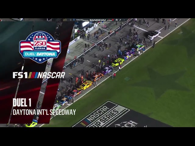 NASCAR Racing on FS1 intro  America 250 Florida Duel 1 & 2 at DAYTONA