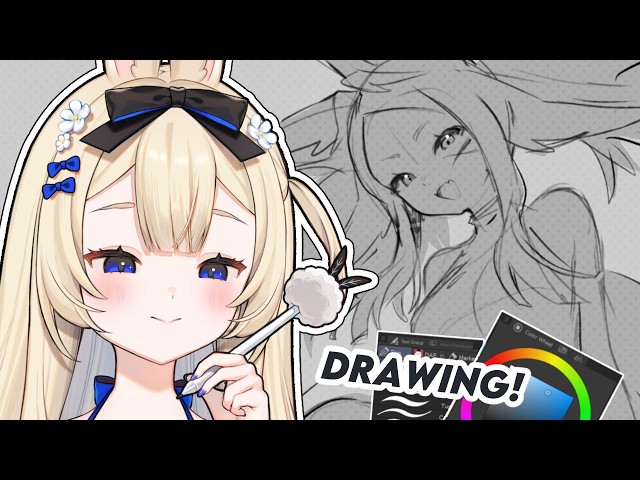 【ART】Starting a new illust! Drawing DyaRikku