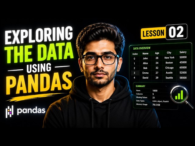 Pandas Tutorial for Beginners | Explore Any Dataset Like a Pro | Episode 2 🐼