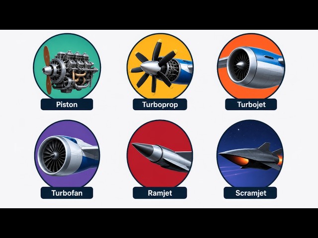 Every Type of Aircraft Engine Explained in 10 Minutes