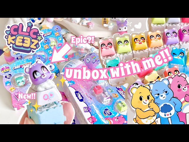 *NEW!!! Carebear Clickeez ❤️💛💚🩵💙💜  cute unboxing with me ✨ 