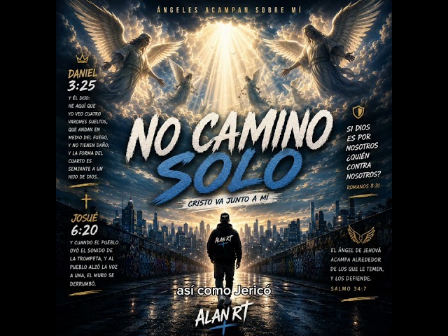 NO CAMINO SOLO ✨ | ALAN RT | Hip Hop Cristiano 🙏 | Cristo Va Junto a Mí