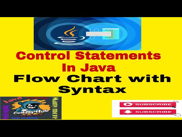 Part 1- Control Statements in Java | IF Statement | Flow Chart and Syntax of If in JAVA
